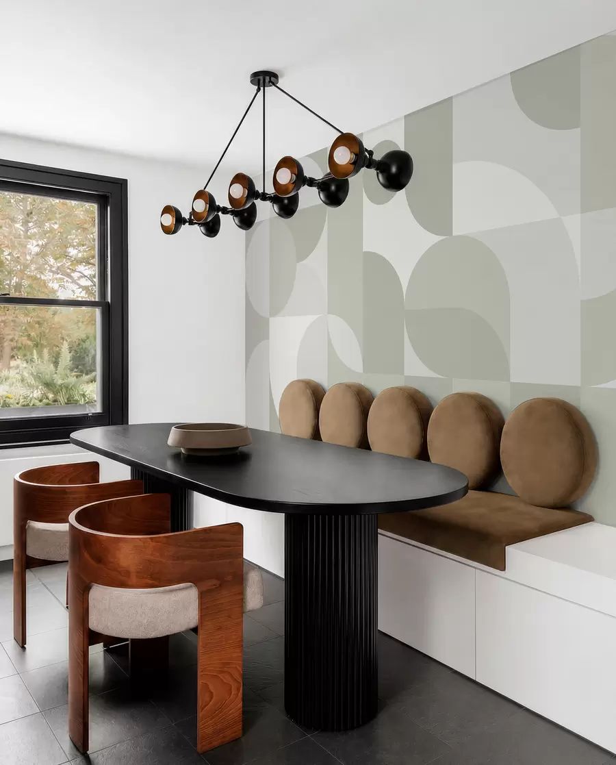 wall murals Stylish geometry trend w03058v2