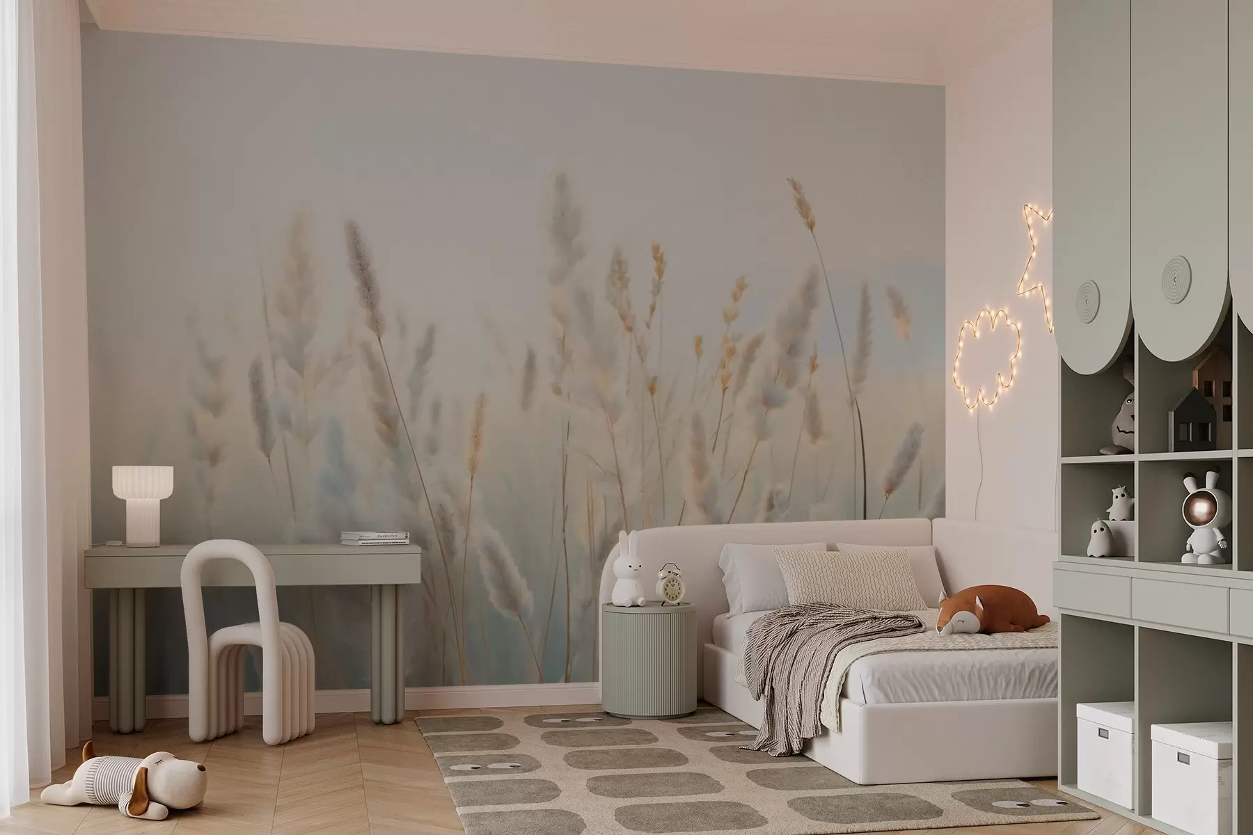 wall murals Field herbs w03062