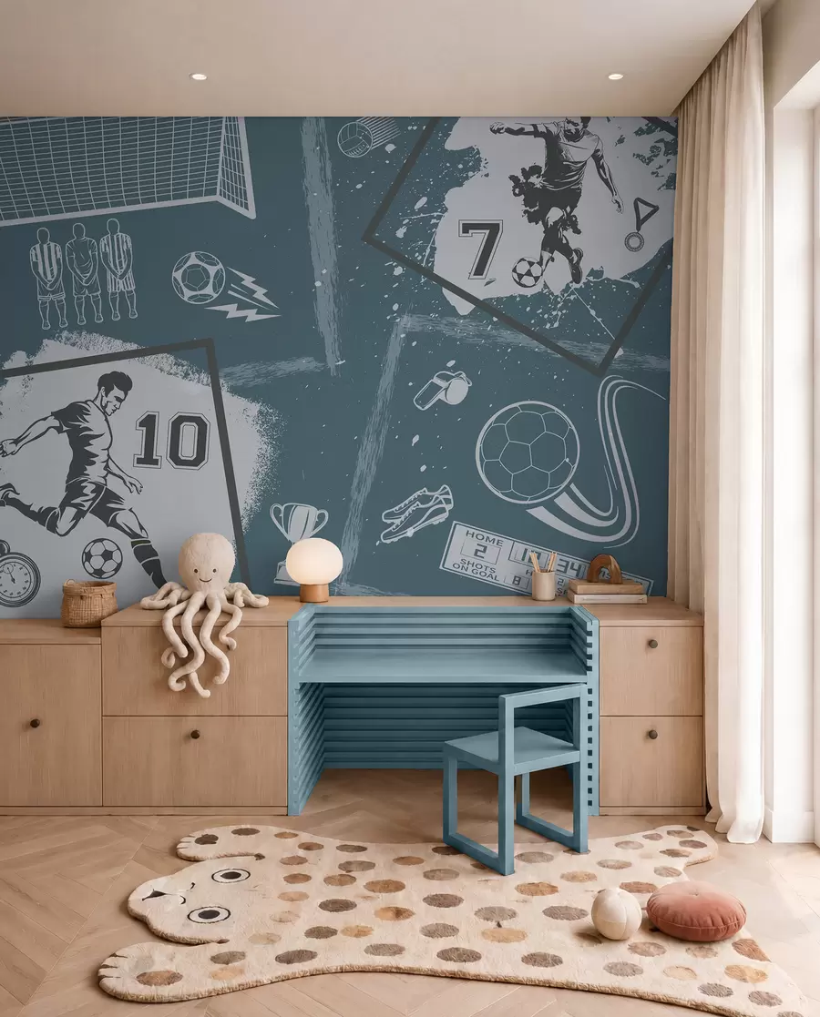 wall murals Football Sketchbook w03122