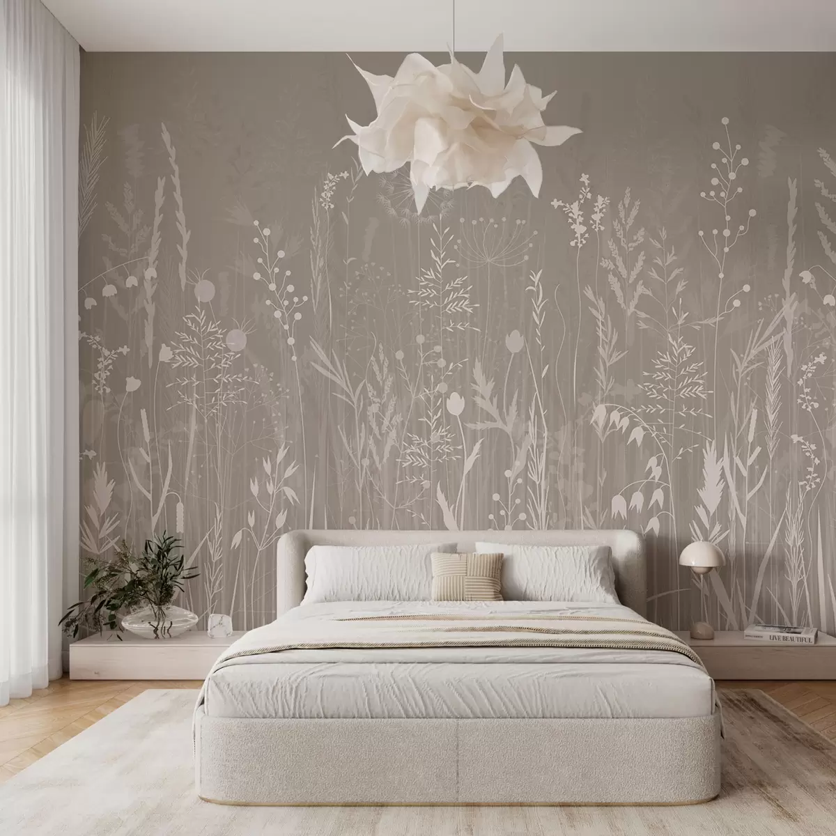 wall murals Wildflowers and plants w03143v2