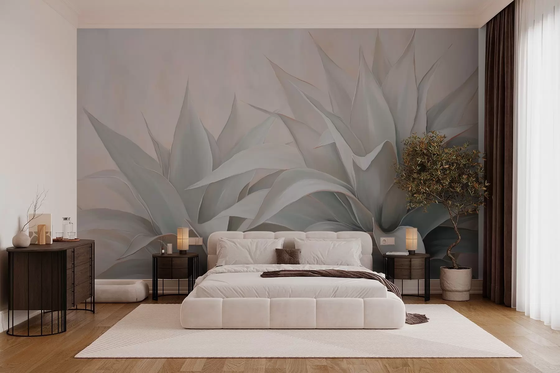 wall murals Succulents w03268
