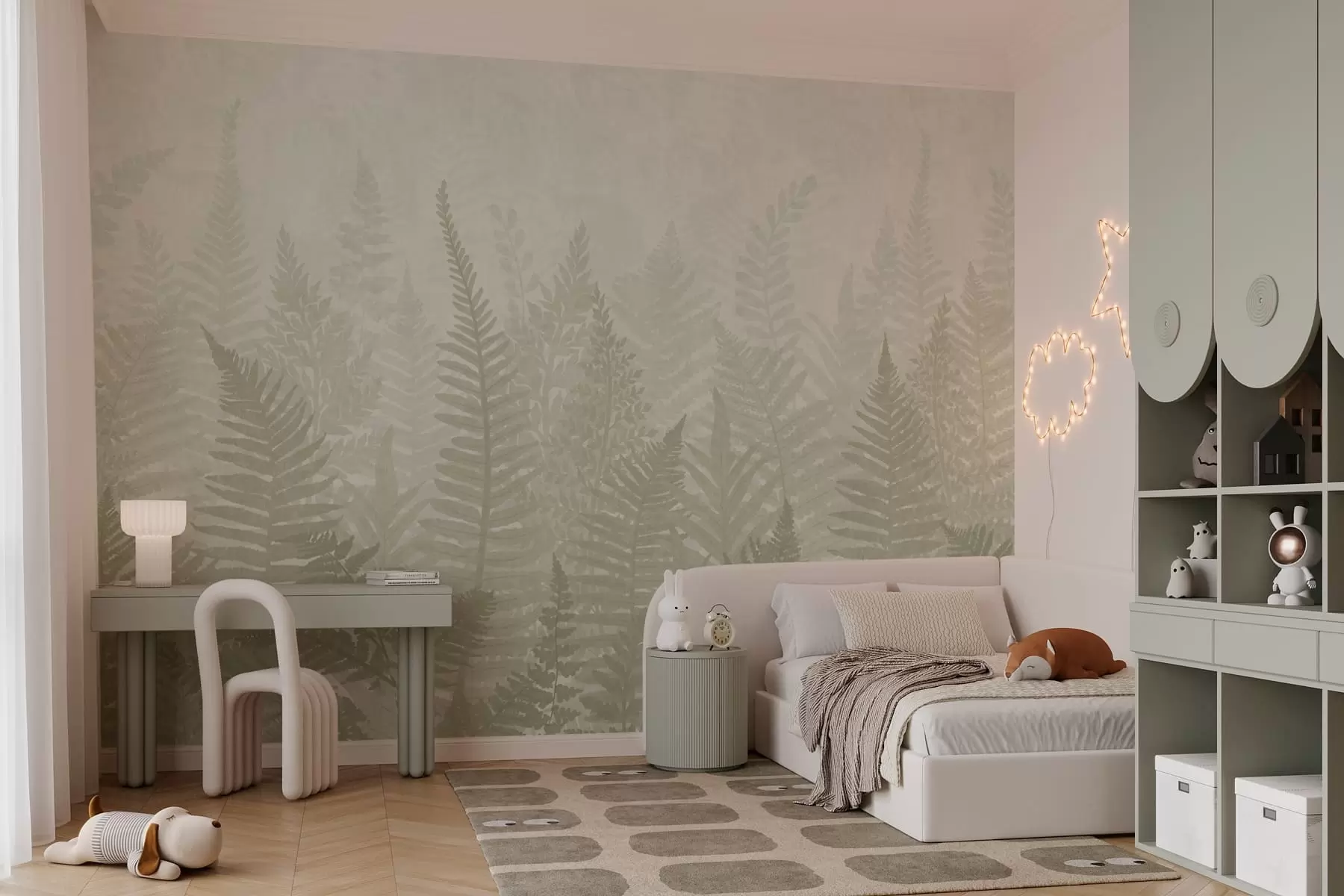 wall murals Fern Plant Trend w03402