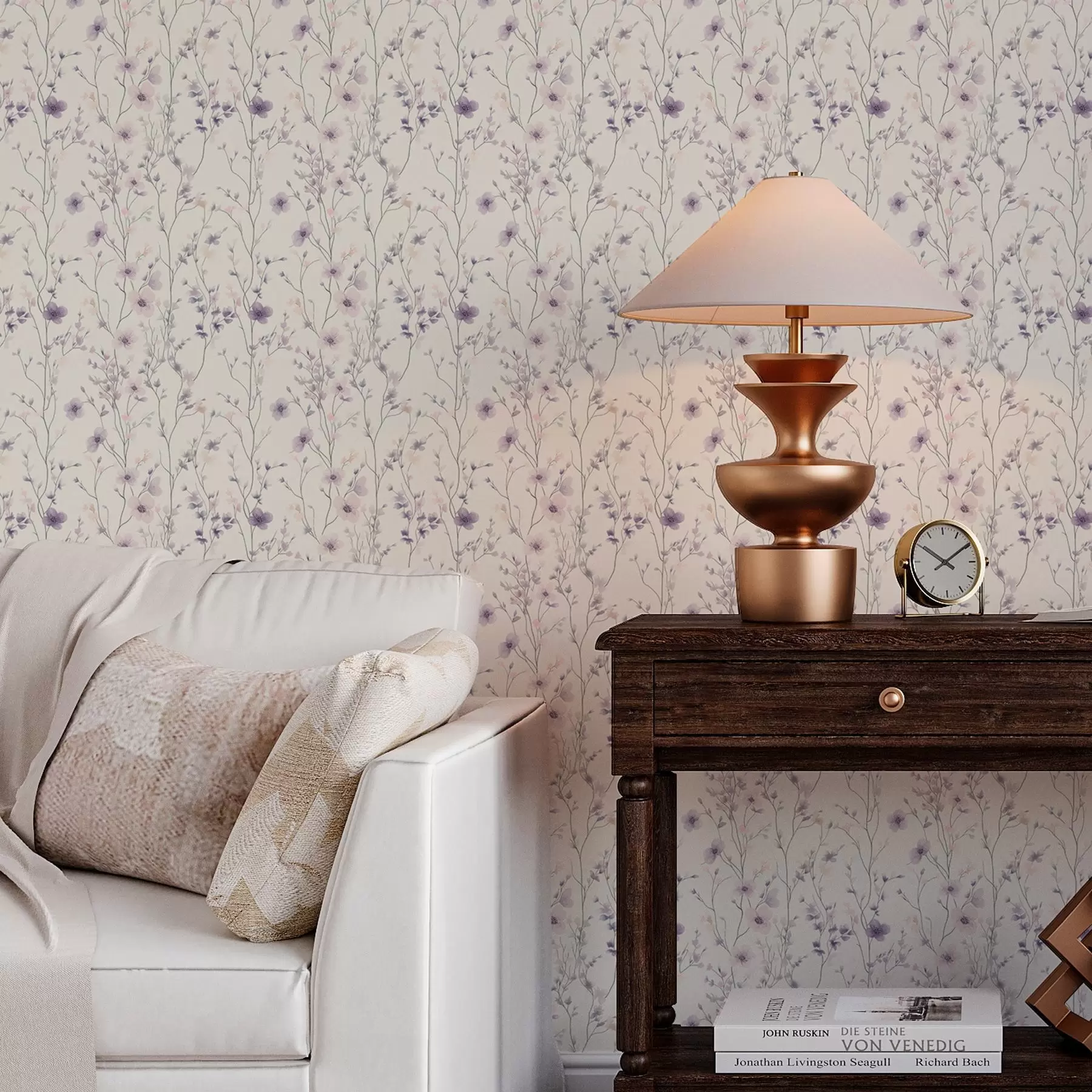 wall murals Small wildflowers with thin stems a00003v1