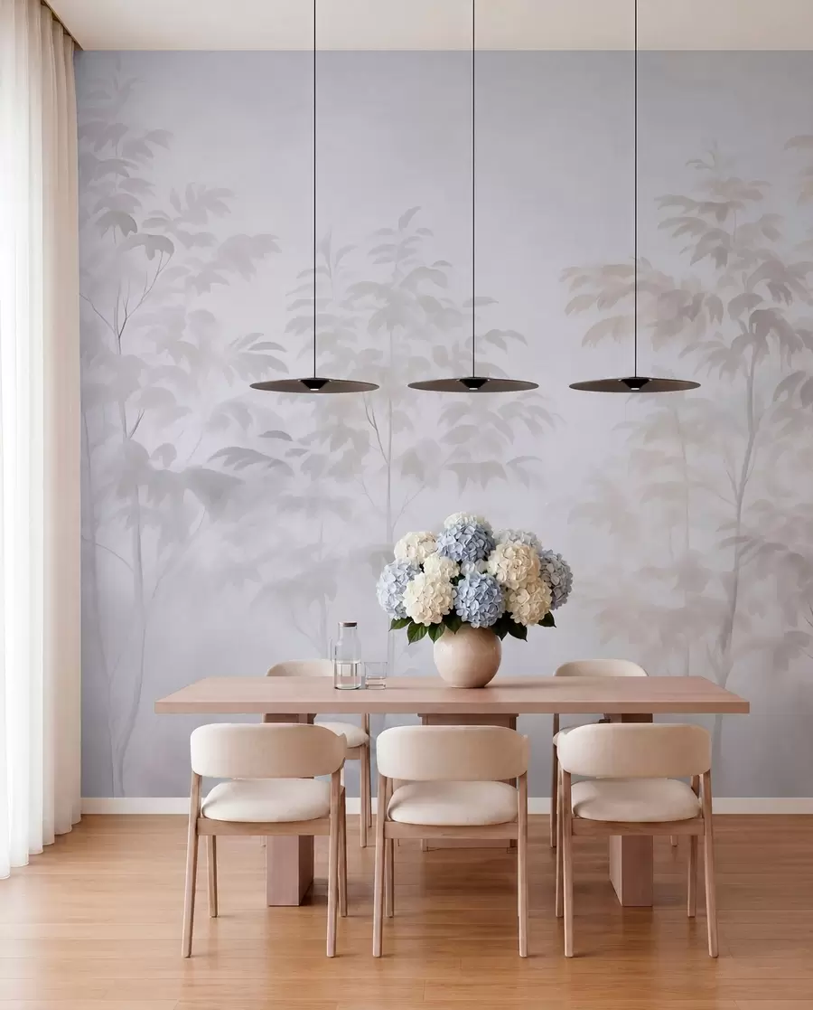 wall murals Trees imitation watercolor w03474v1
