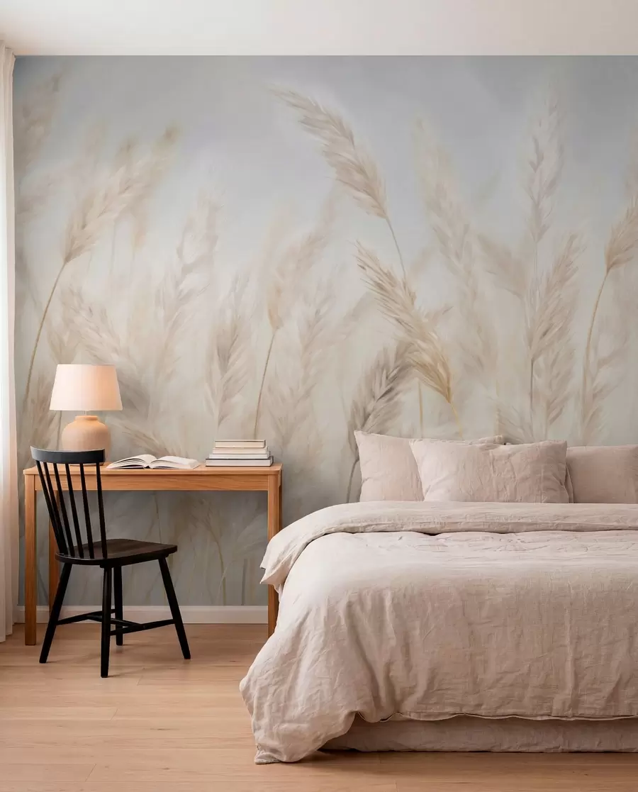 wall murals Spikelets against the blue sky w03530