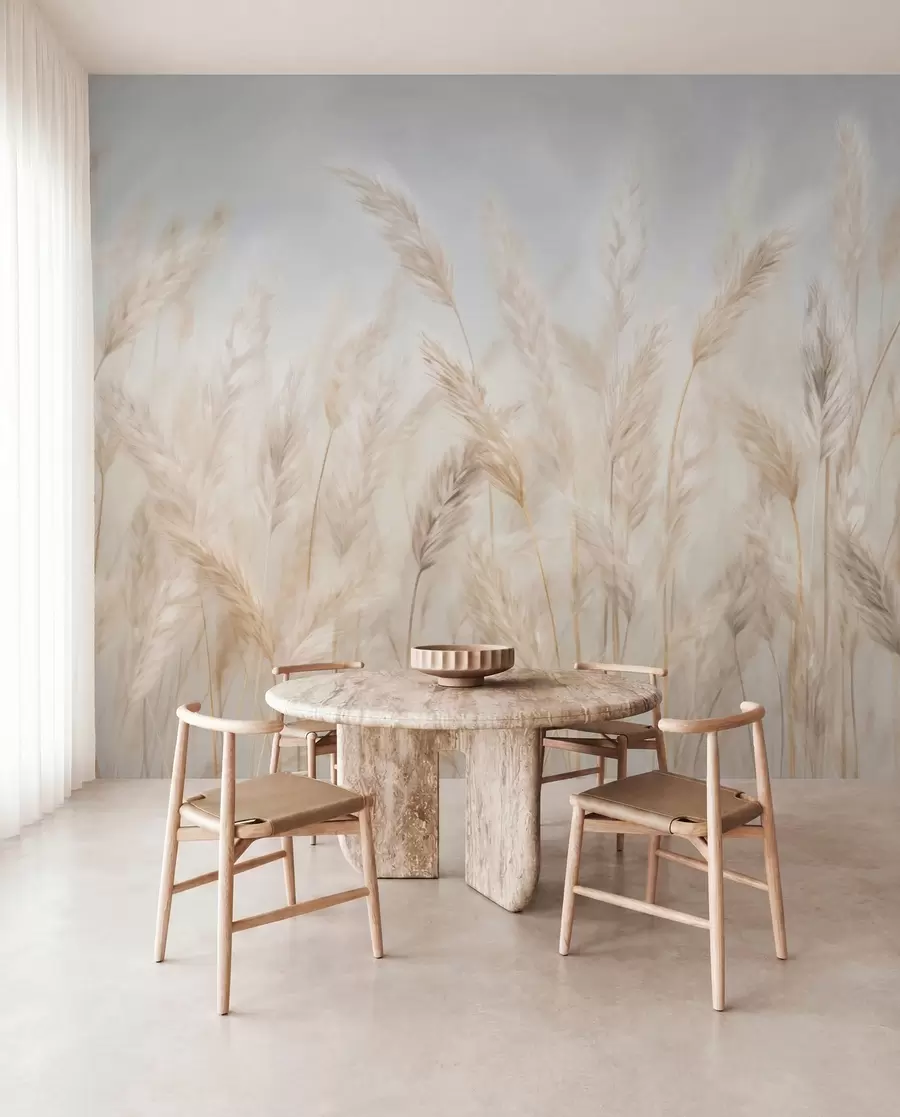 wall murals Spikelets against the blue sky w03530