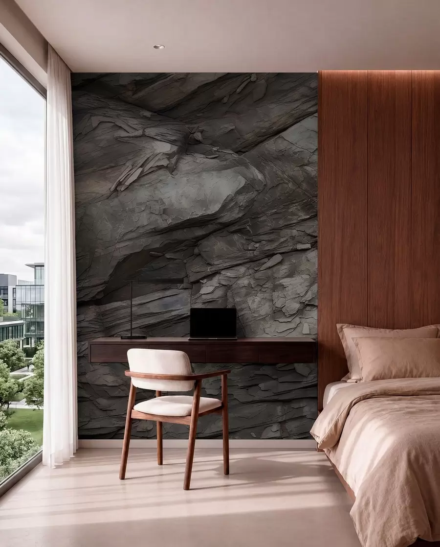 wall murals Painted rock wall w03554