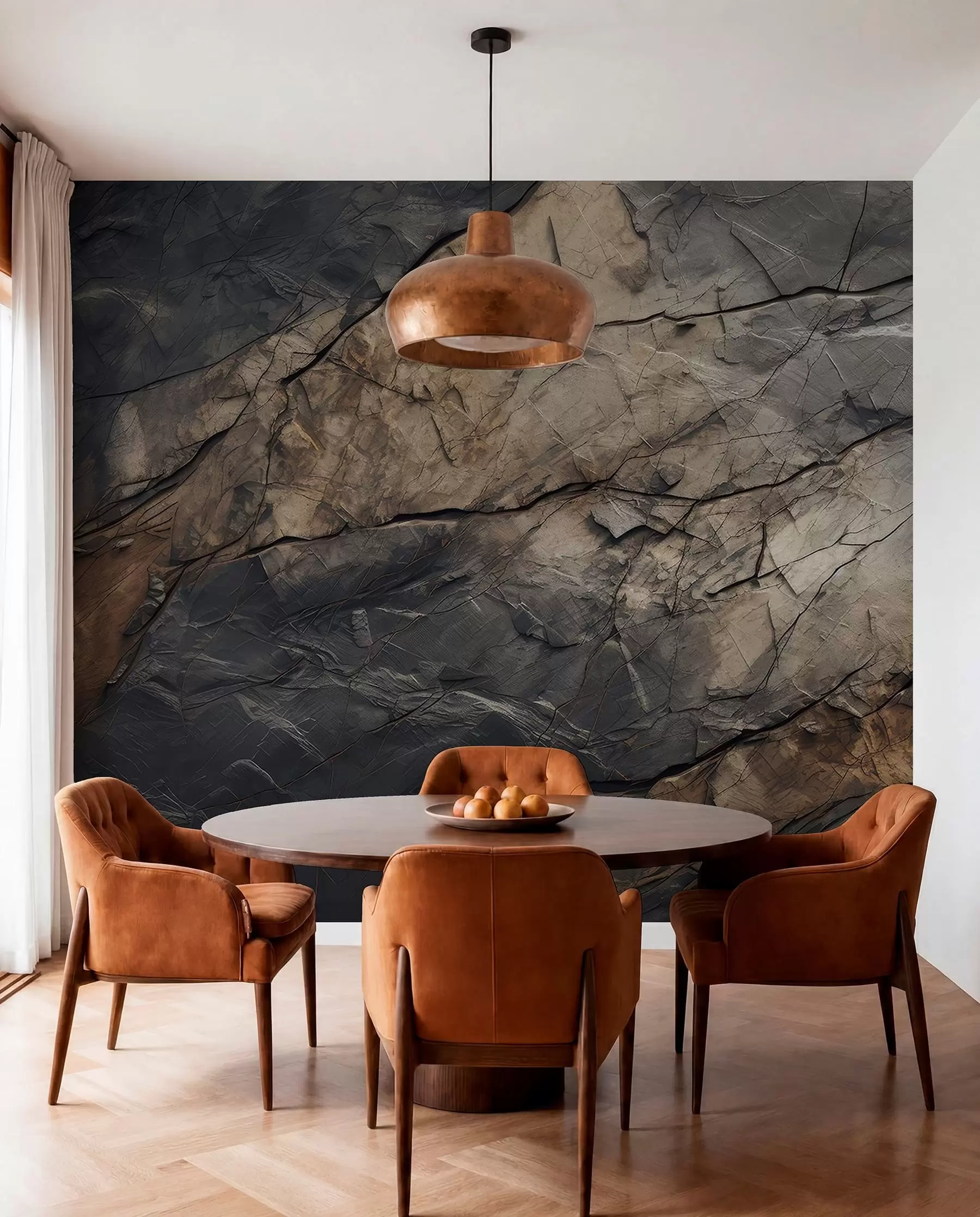 wall murals Painted wall in watercolor w03561