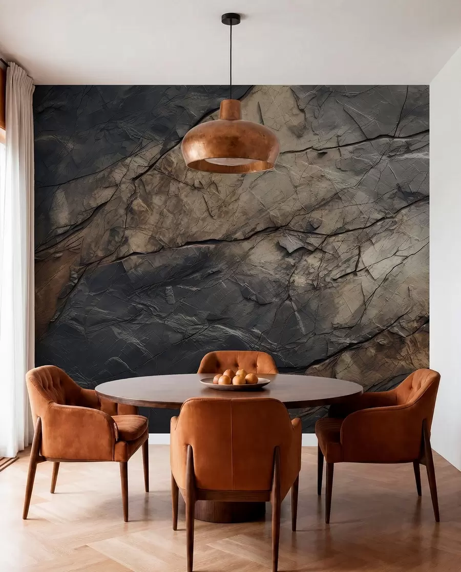 wall murals Painted wall in watercolor w03561