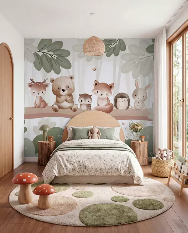 Enchanted forest Wall Mural