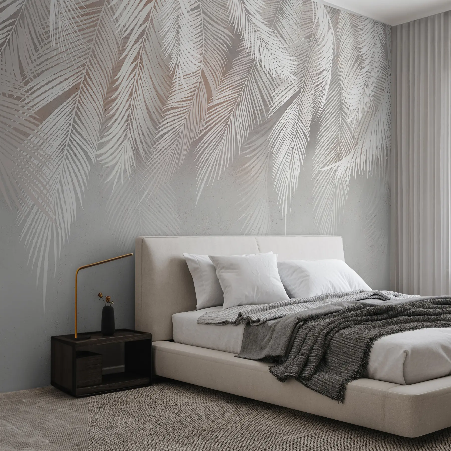 wall murals Hanging leaves u53114