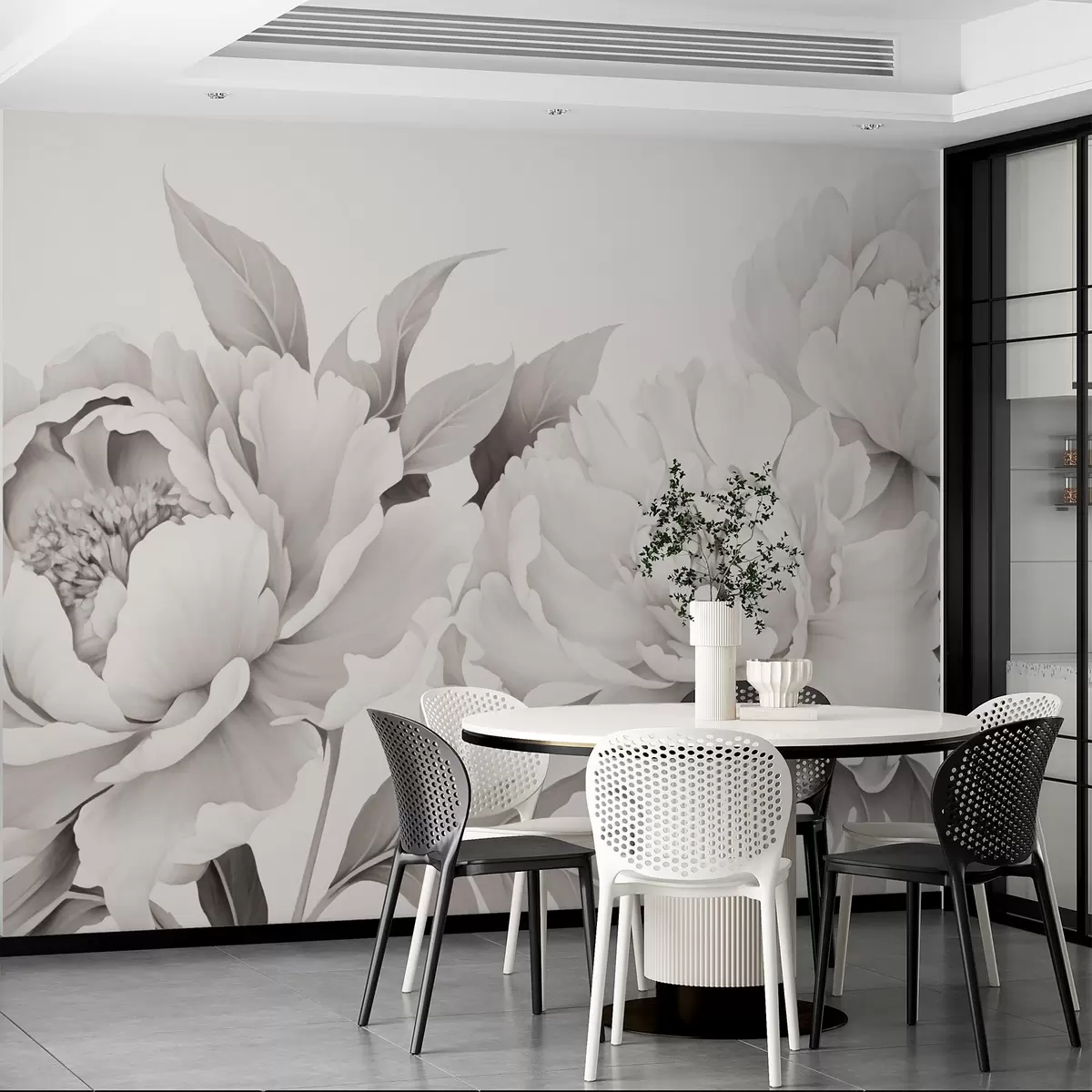 wall murals Peonies w03502