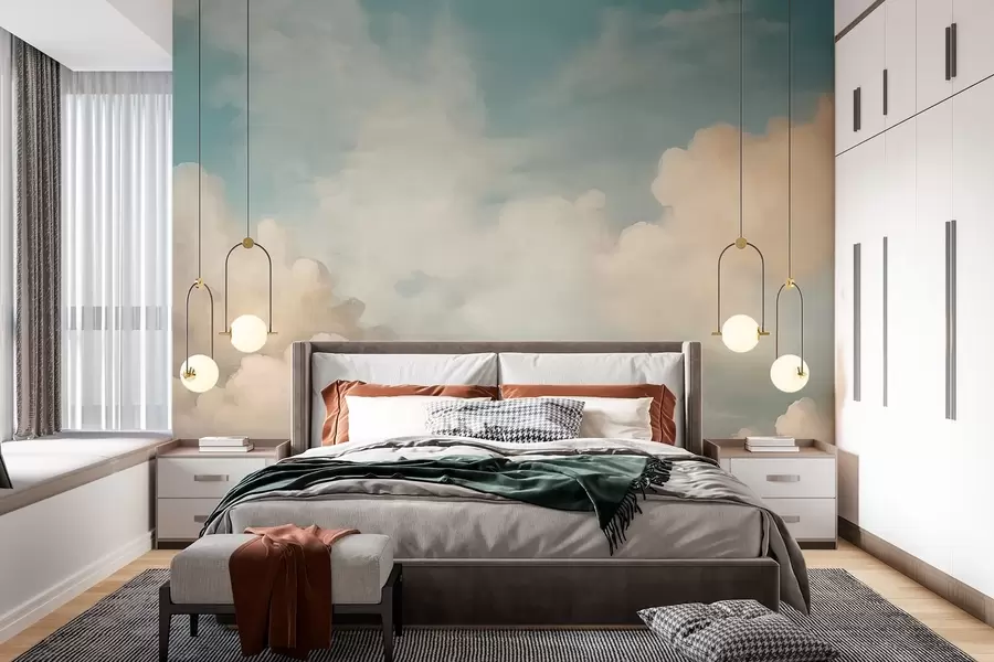wall murals Cloudy sky w03505
