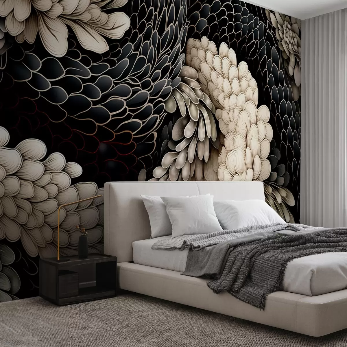 wall murals Elegant snake skin texture w08966