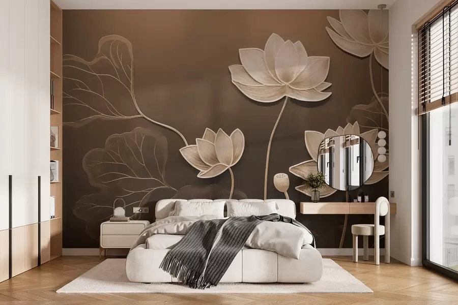 wall murals Lotuses w03591