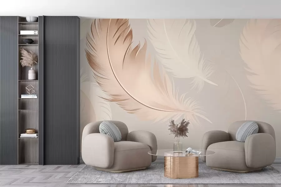 wall murals Feathers w03595