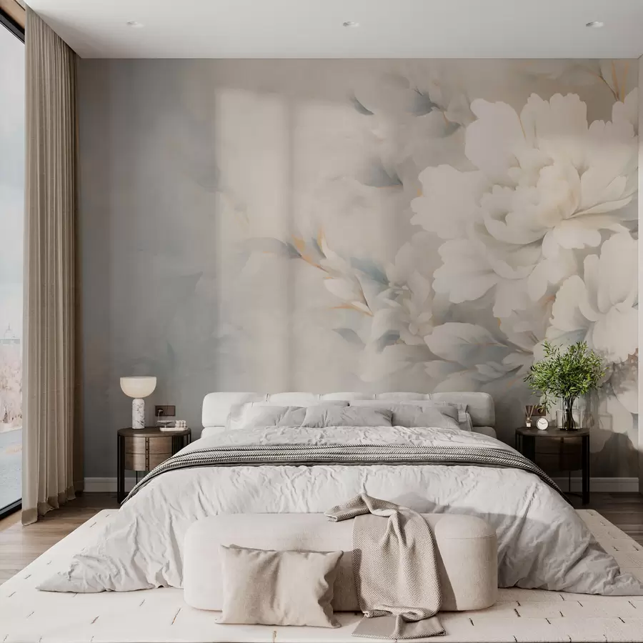 wall murals Vintage Flowers w03702