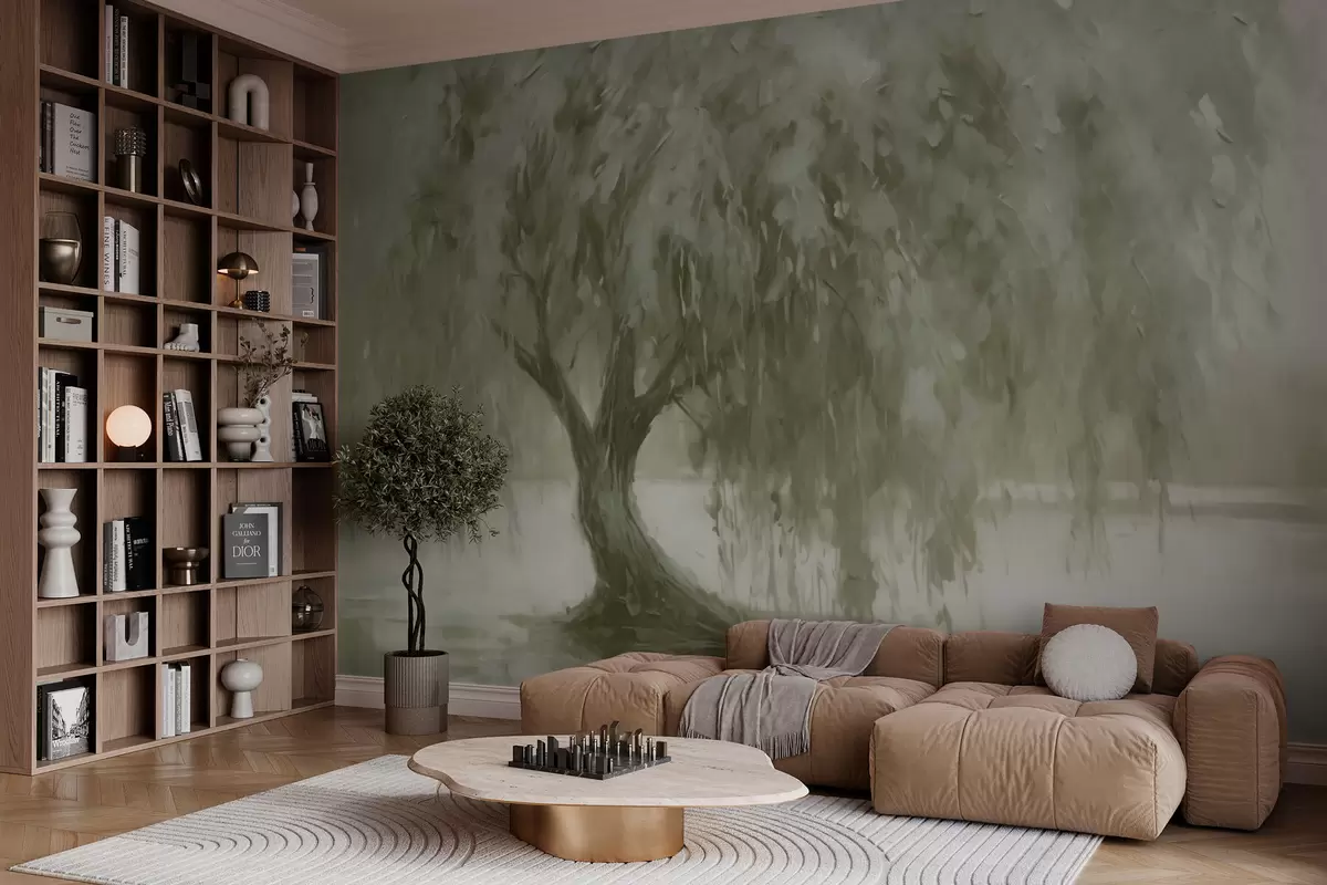 wall murals Big Willow Tree w03758v1