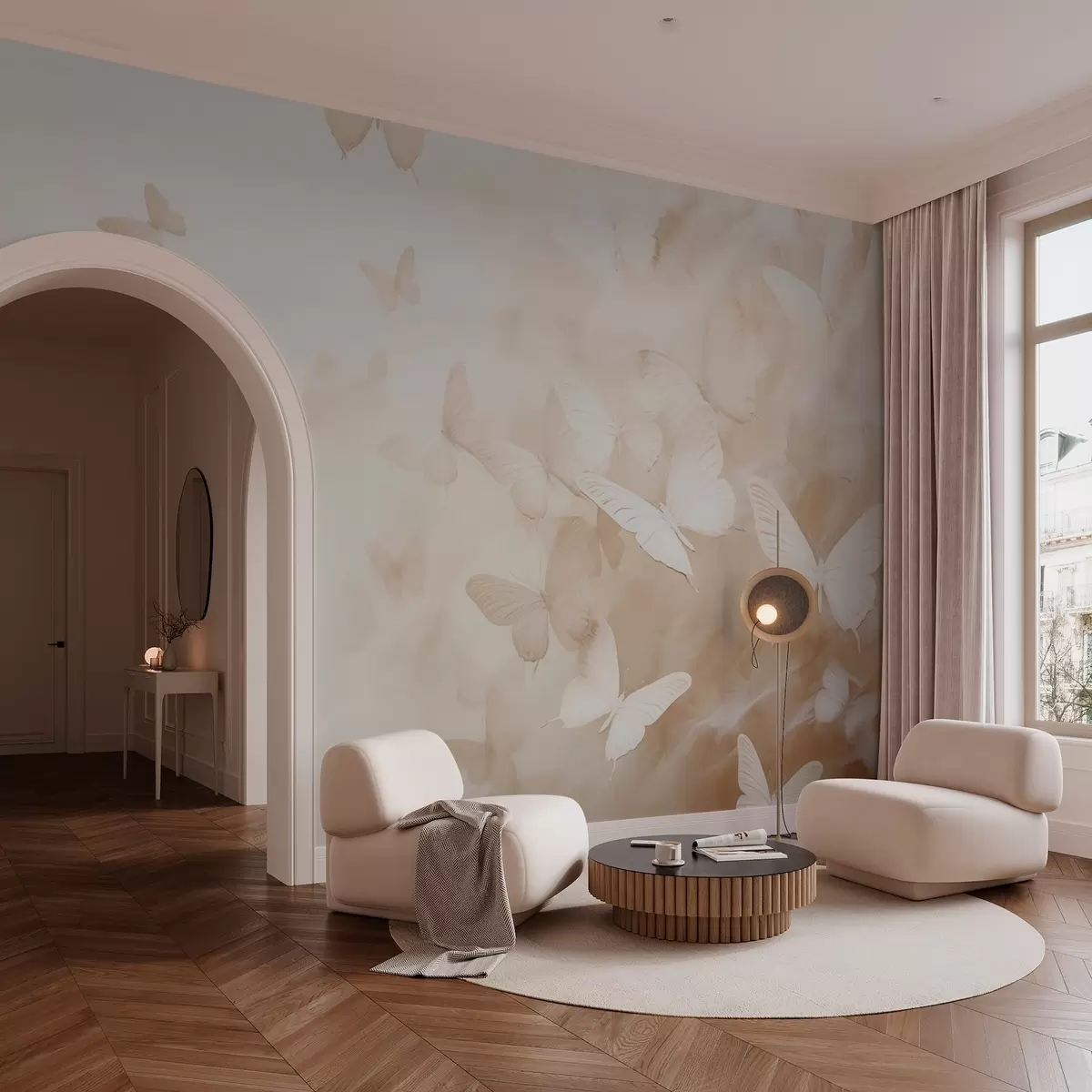 wall murals Butterflies w03841