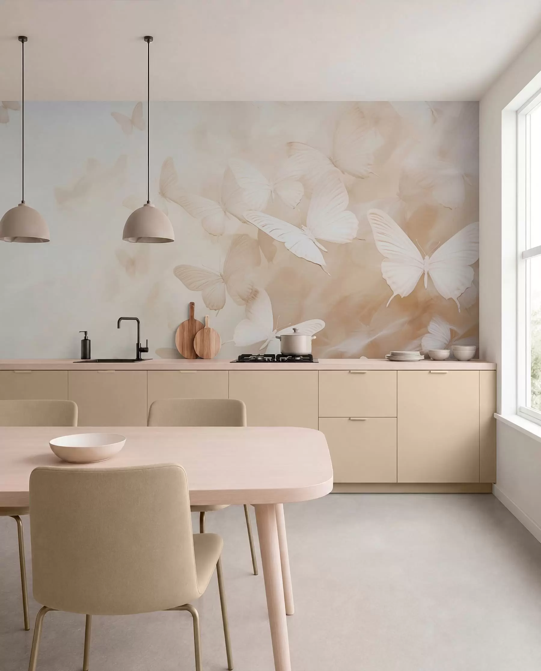 wall murals Butterflies w03841