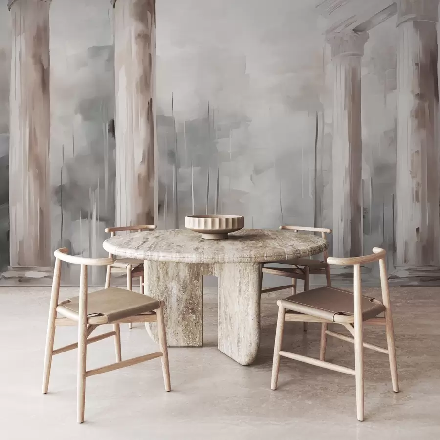 wall murals Abstract columns imitation of painting w03844v1