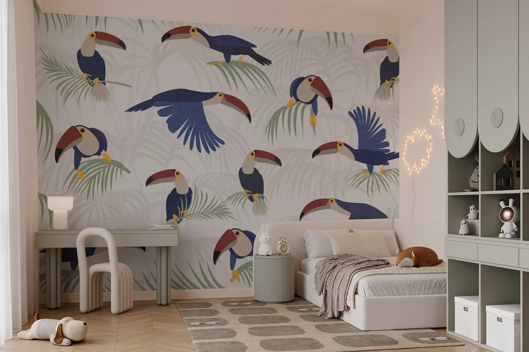wall murals Toucans w03854