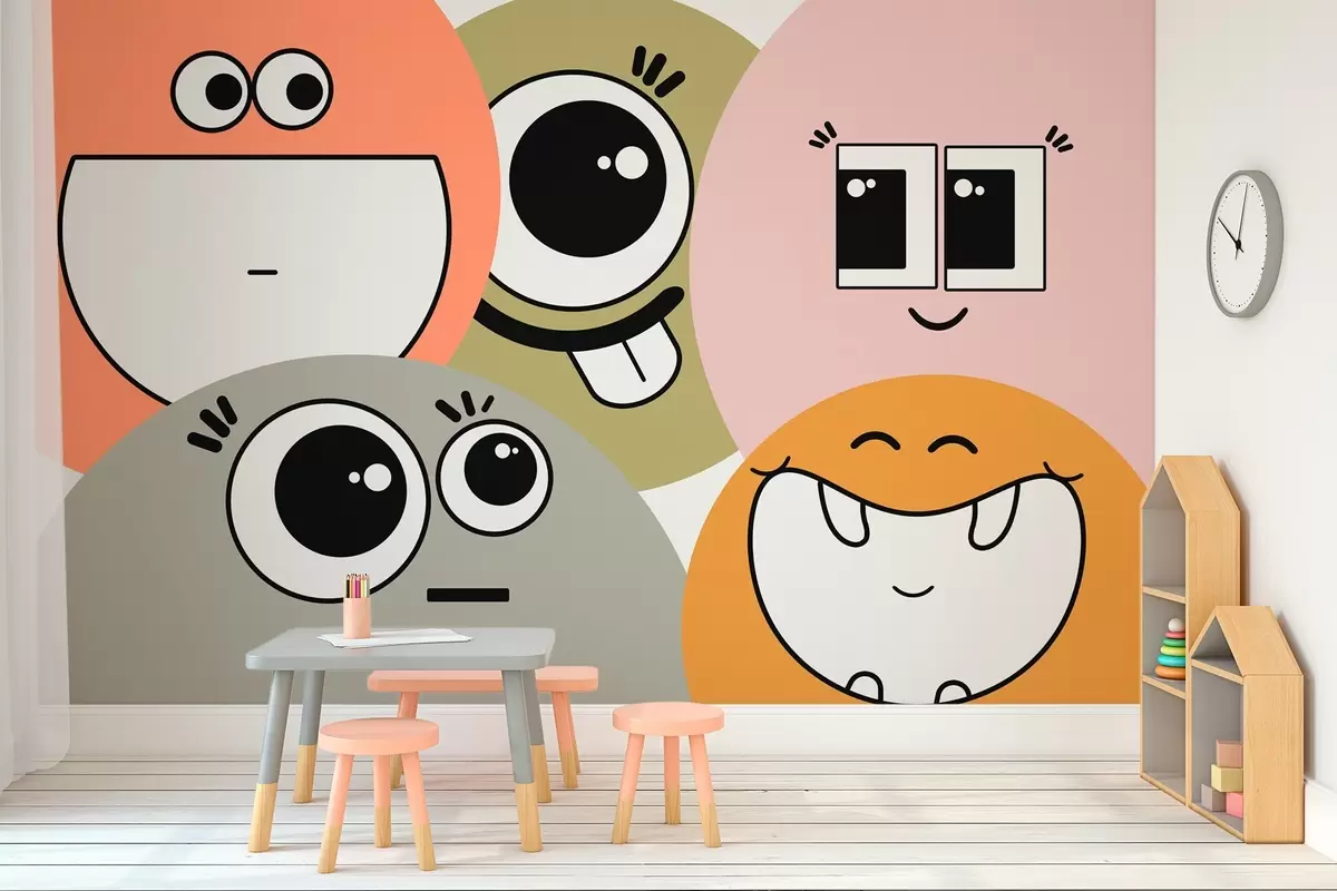 wall murals Smileys w03896