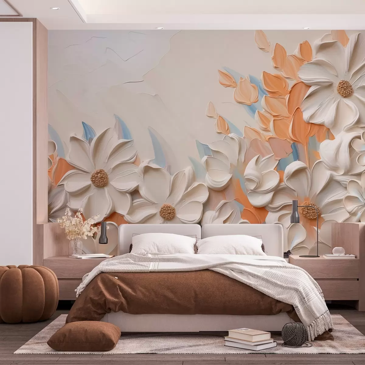 wall murals Flowers imitation painting w03900