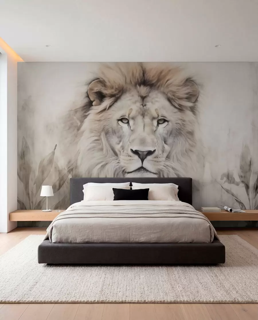 wall murals Lion w03888