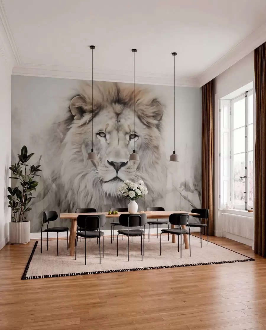 wall murals Lion w03888