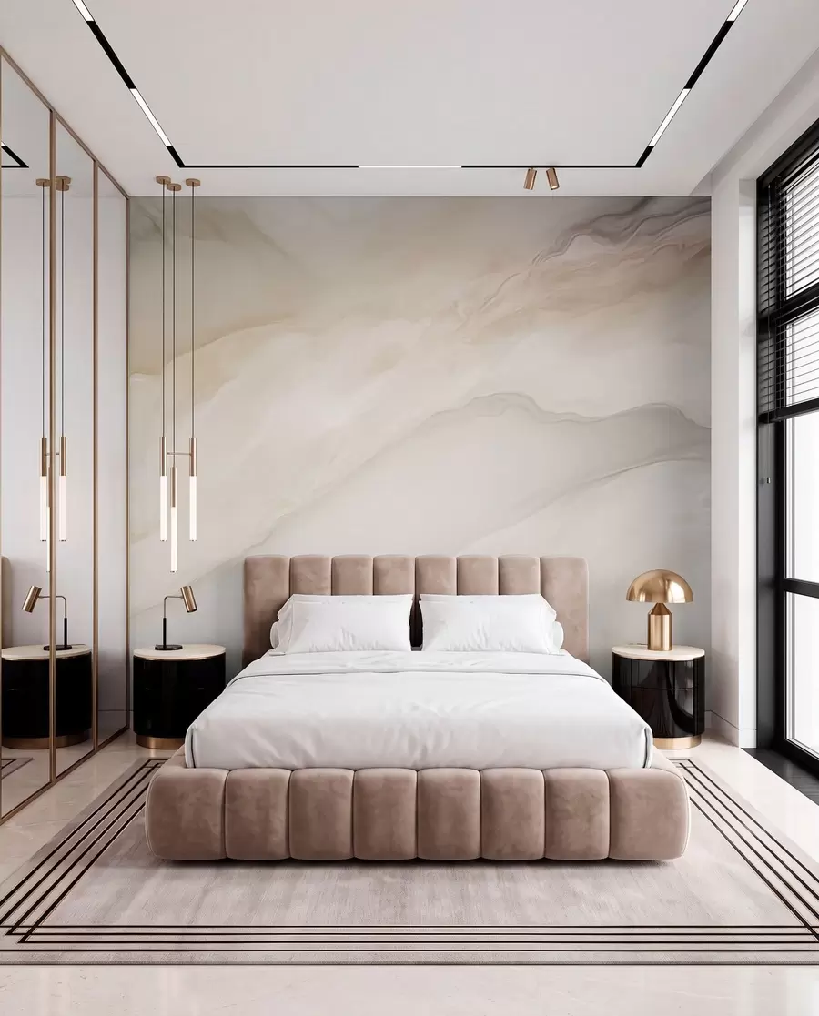 wall murals Light waves w03922