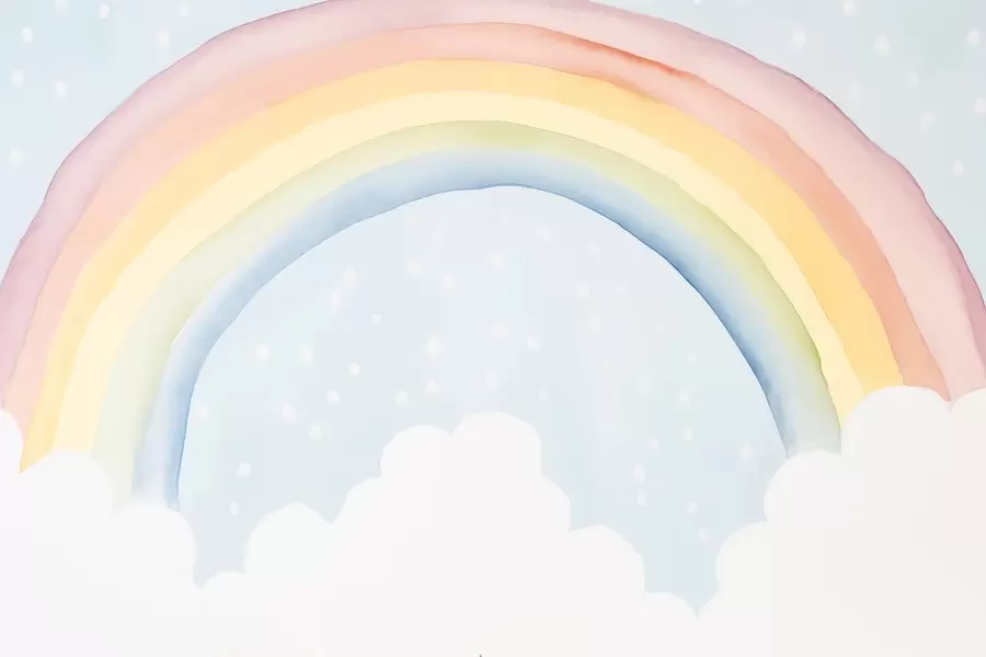 wall murals Rainbow w03924