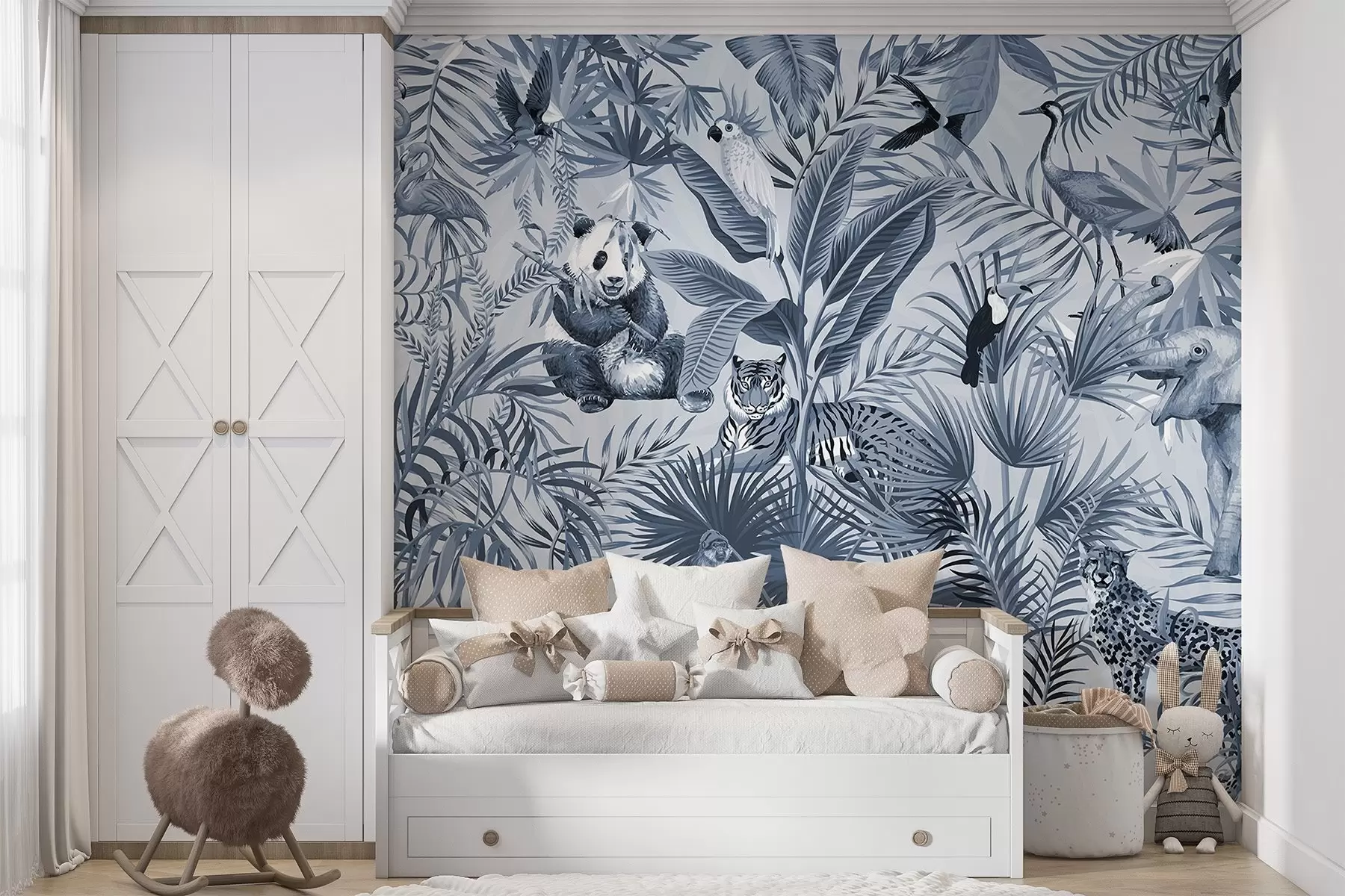 wall murals Animals in the jungle w03983v3