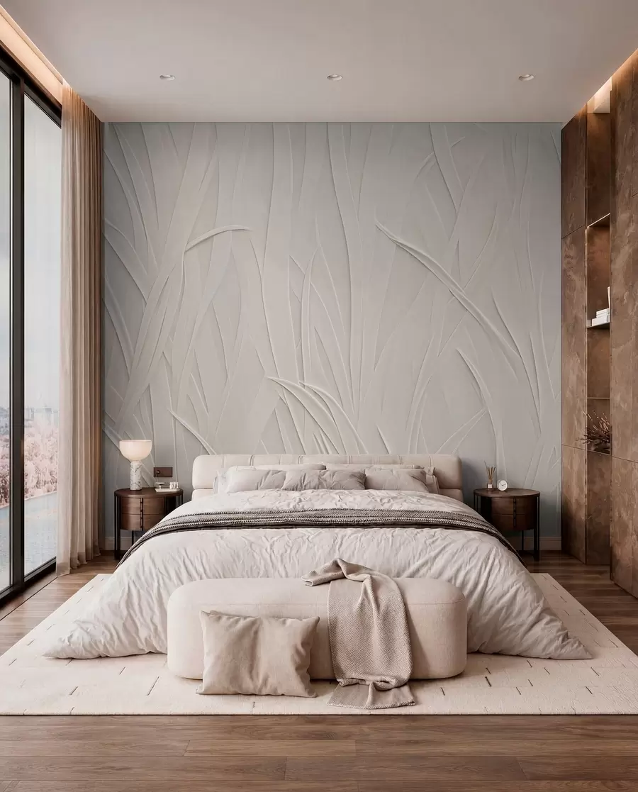 wall murals Curved lines w03985