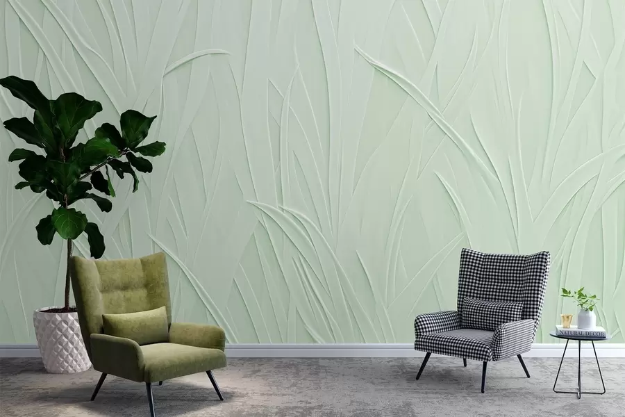wall murals Curved lines w03985v2