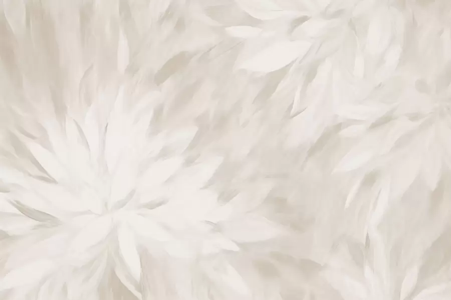wall murals Flowers in the style of soft strokes w03986v2
