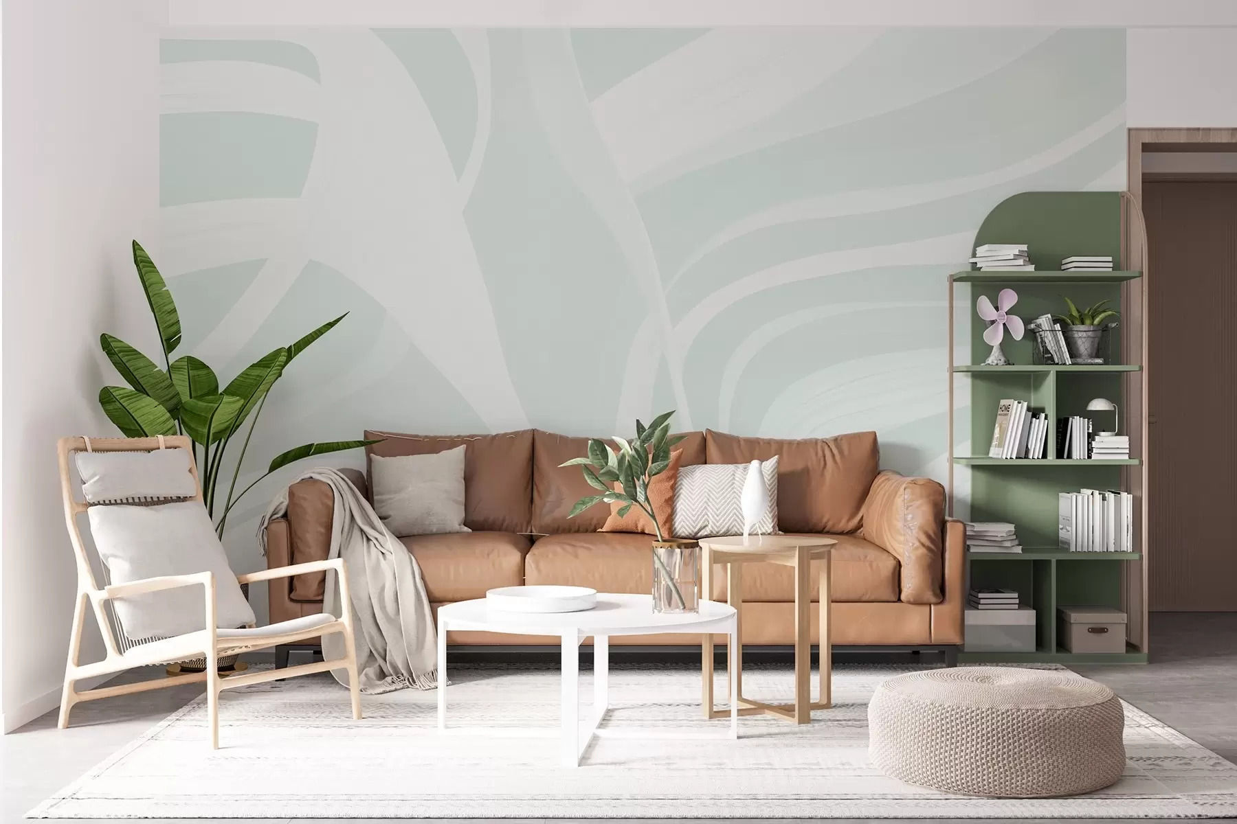 wall murals Soft lines w04041v2