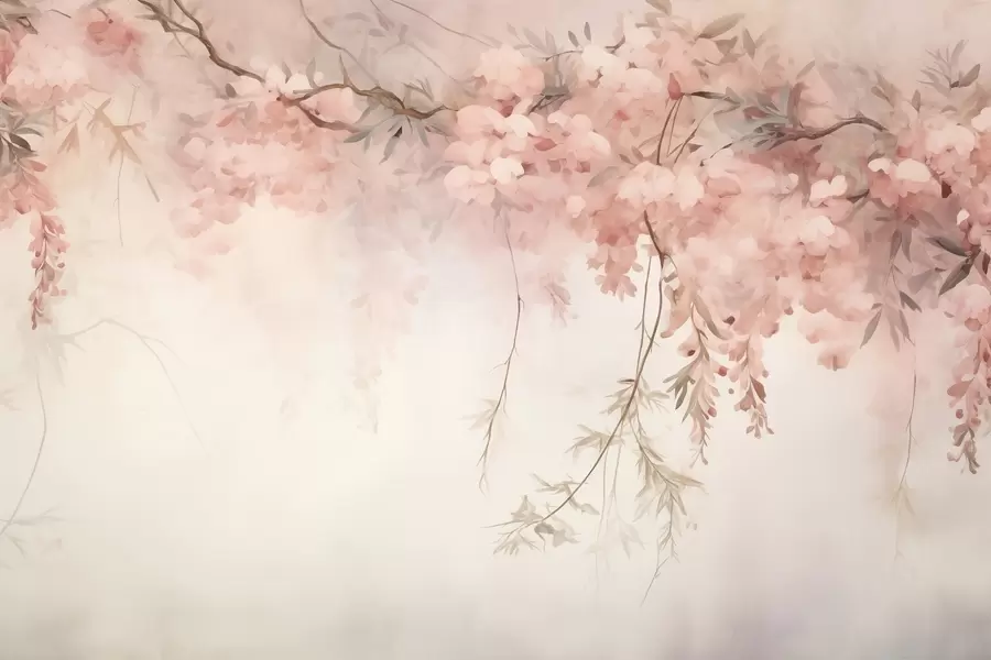 wall murals Spring branch w09172