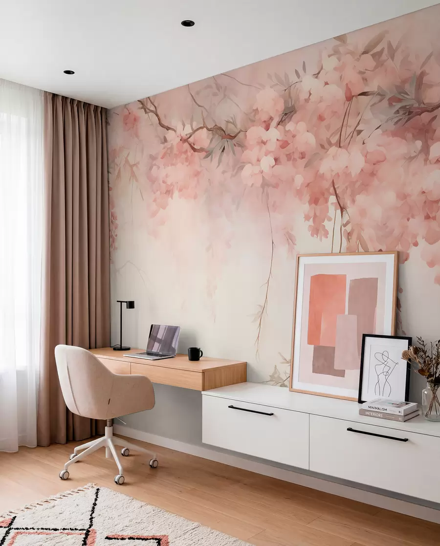 wall murals Spring branch w09172