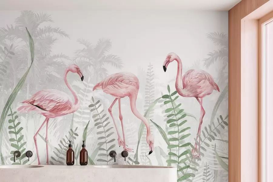 wall murals Flamingo w04122v1
