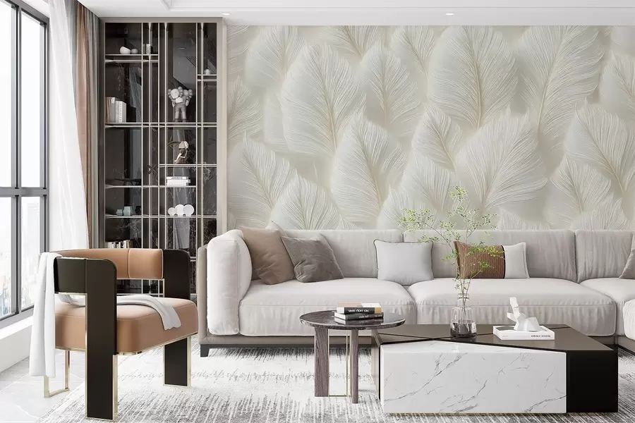 wall murals Big feathers w04181