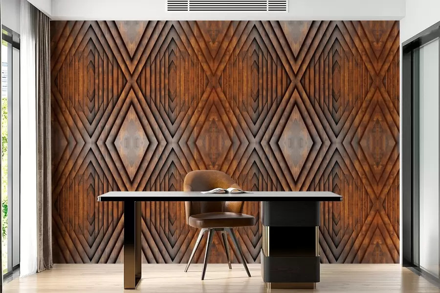 wall murals imitation of wooden panels w04168v1