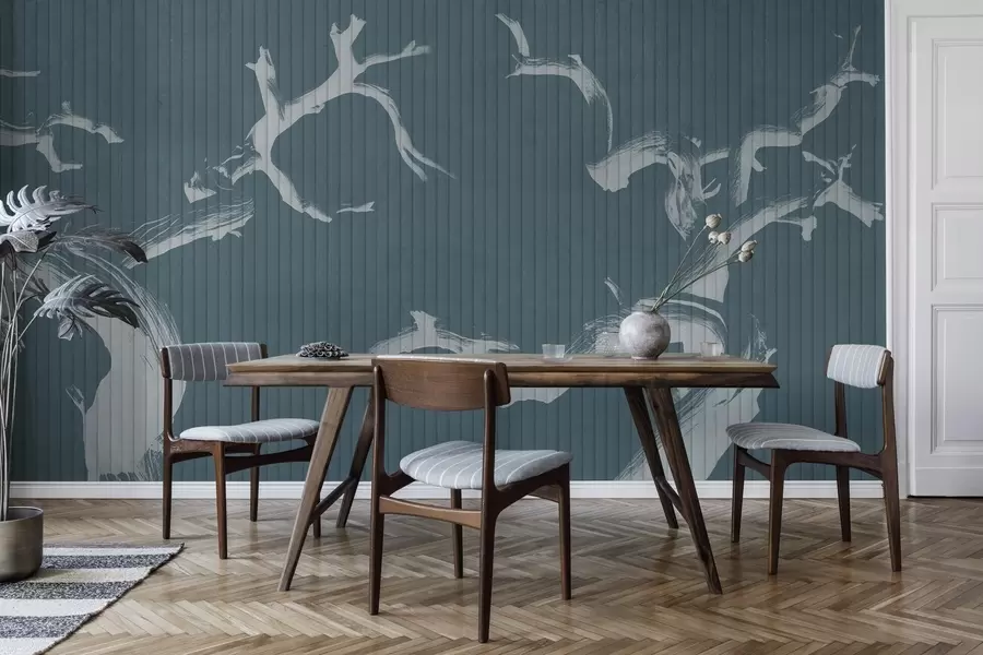 wall murals Graceful Tree Silhouettes w04131v2