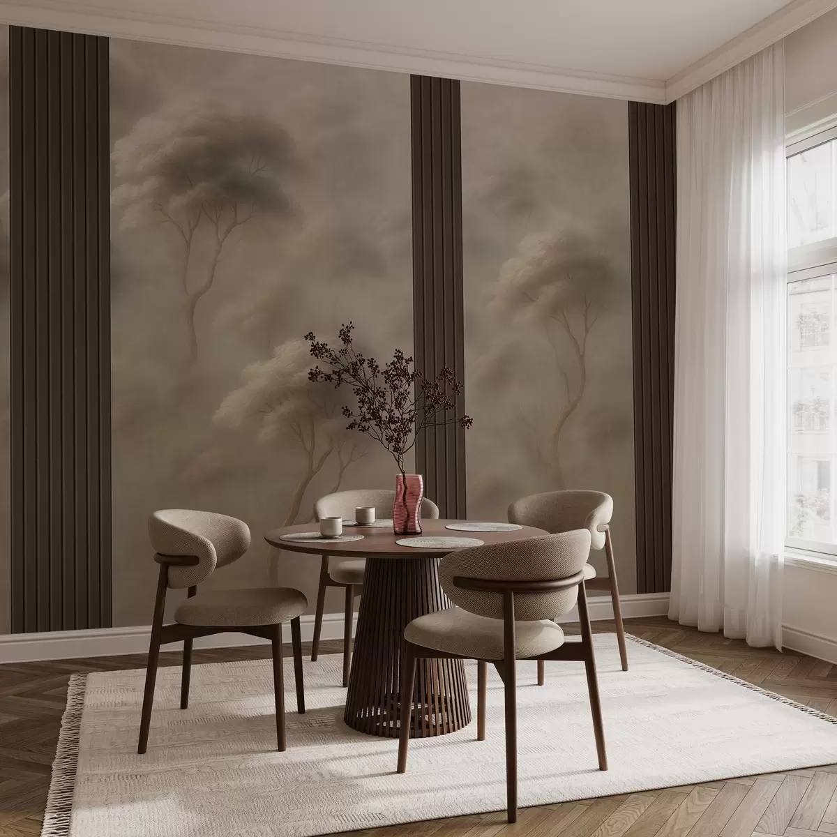 wall murals Forest Meets Panel Art w04187