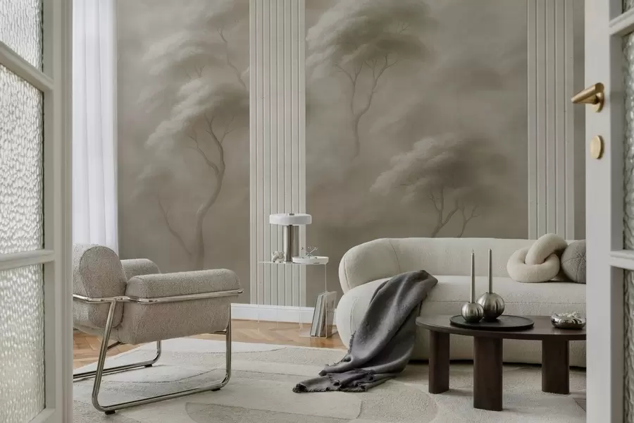 wall murals Forest Meets Panel Art w04187v1