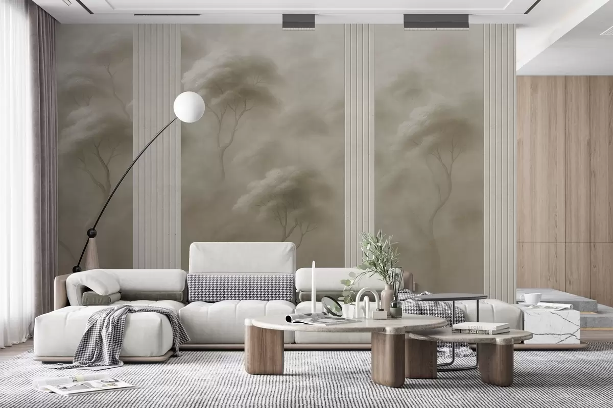 wall murals Forest Meets Panel Art w04187v1