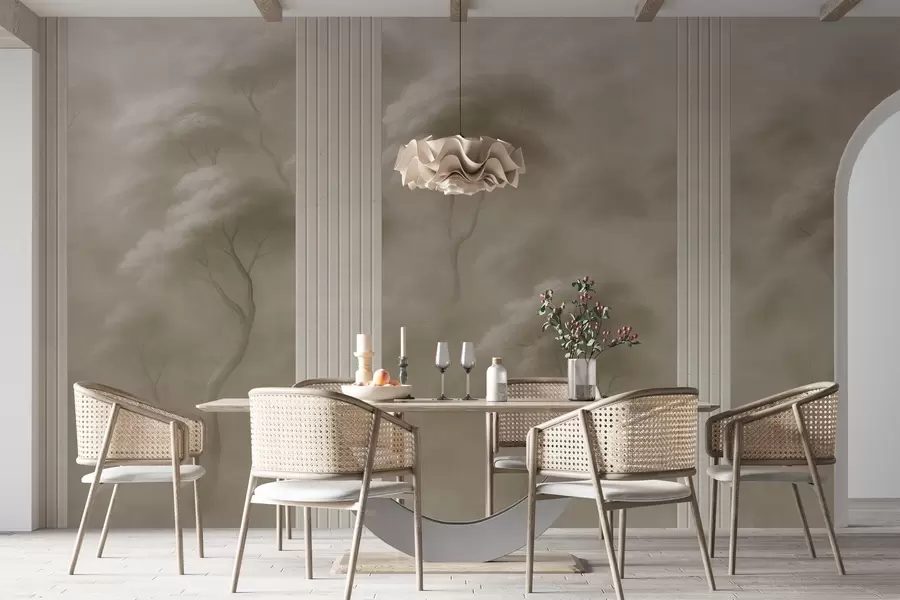 wall murals Forest Meets Panel Art w04187v1