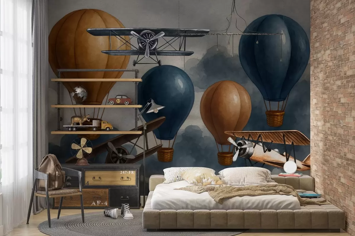 wall murals Flights & Floating Dreams w04189