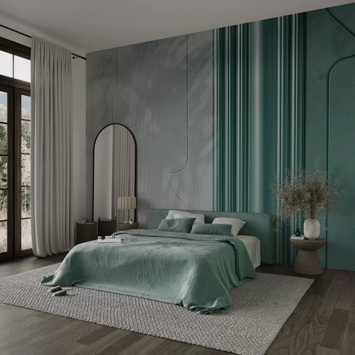 wall murals Fusion of Textures w04190v1