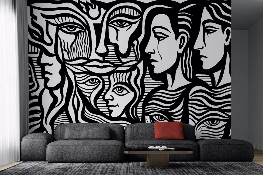 wall murals Abstract Anatomy w04191
